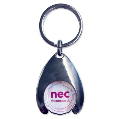 WISHBONE TROLLEY COIN KEYRING