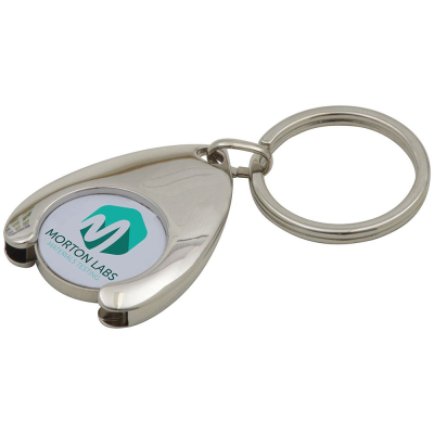 WISHBONE TROLLEY COIN KEYRING (FULL COLOUR PRINT)