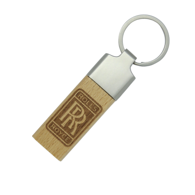 WOOD EXECUTIVE KEYRING