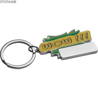 WOW KEYRING in Green