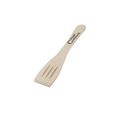 WOOD SPATULA - SLOTTED (25CM)