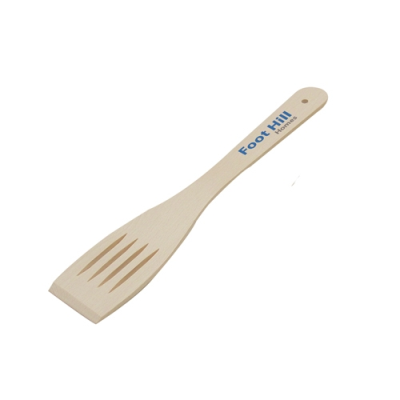 WOOD SPATULA - SLOTTED (30CM)