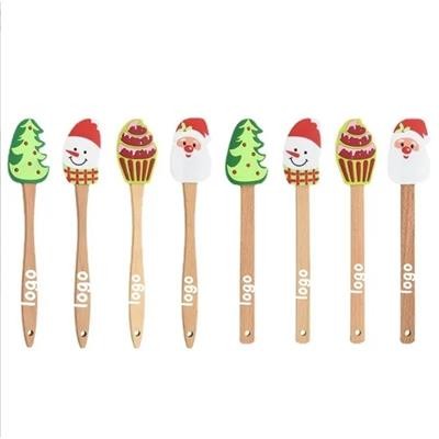 XMAS CHRISTMAS SILICON RUBBER SPATULA SET