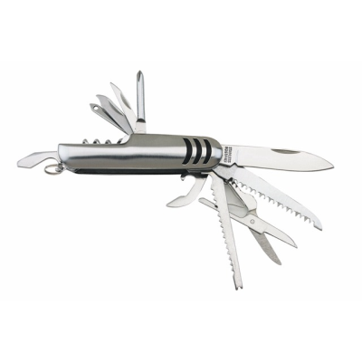 11-PIECE POCKET KNIFE TRIO with Stripe Design