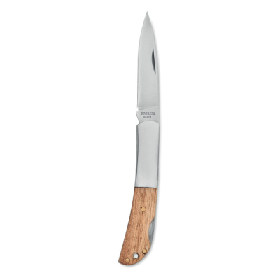 FOLDING KNIFE in Acacia Wood in Brown