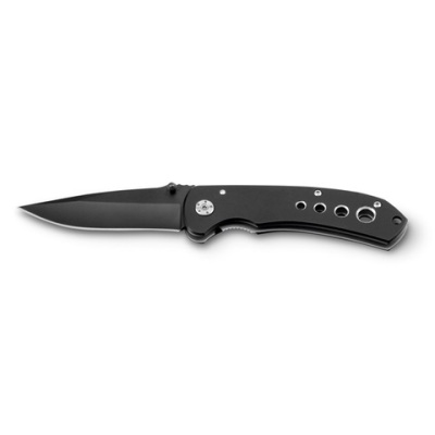 NINJA POCKET KNIFE in Stainless Steel Metal & Metal in Black