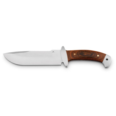 NORRIS KNIFE in Stainless Steel Metal & Wood in Dark Natural