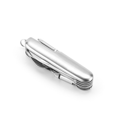 SOLDEN MULTIFUNCTION POCKET KNIFE in Satin Silver