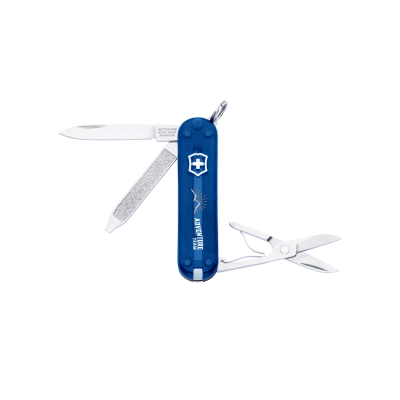 VICTORINOX CLASSIC SD POCKET KNIFE in Clear Transparent Blue