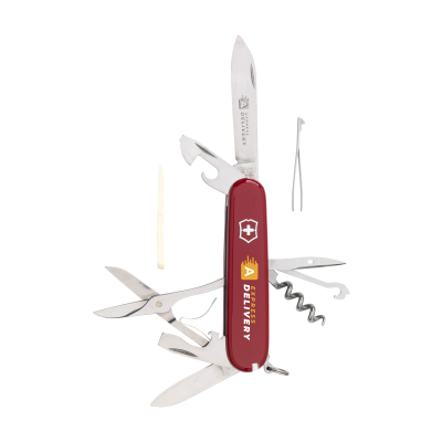 VICTORINOX CLIMBER POCKET KNIFE in Red