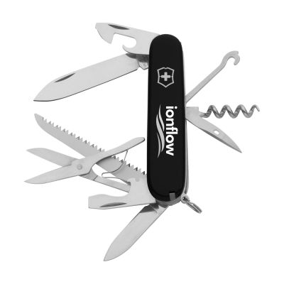 VICTORINOX HUNTSMAN POCKET KNIFE in Black