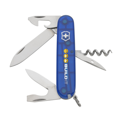 VICTORINOX SPARTAN POCKET KNIFE in Clear Transparent Blue