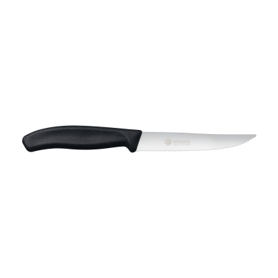 VICTORINOX SWISS CLASSIC STEAK & PIZZA KNIFE in Black