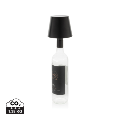 BOTTLEGLOW RCS RECYCLED PLASTIC BOTTLE LAMP in Black