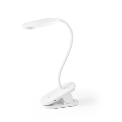 NESBIT II PORTABLE TABLE LAMP in ABS (65% Rabs) in White