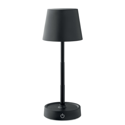 USB RECHARGEABLE TABLE LAMP in Black