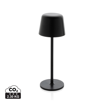 ZENIC RCS RECYCLED PLASTIC USB RE-CHARGABLE TABLE LAMP in Black