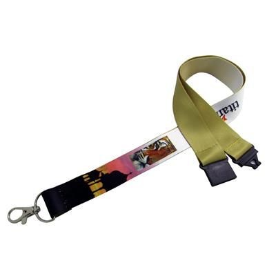 10MM FULL COLOUR UK PRINTED SMOOTH POLYESTER LANYARD