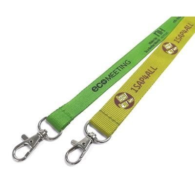 20MM ECO FRIENDLY PLANT SILK DELUXE LANYARD