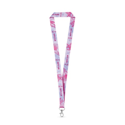 BRIGHTON SUBLIMATION LANYARD in White