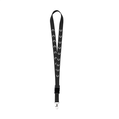 KEYCORD 2 CM LANYARD in Black