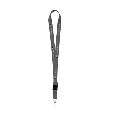 KEYCORD 2 CM LANYARD in Grey