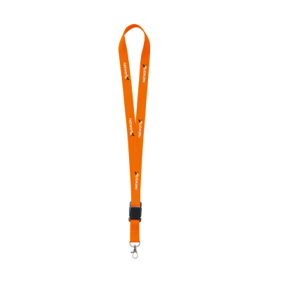 KEYCORD 2 CM LANYARD in Neon Fluorescent Fluorescent Orange