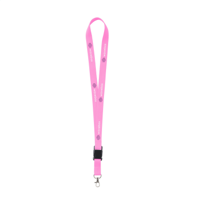 KEYCORD 2 CM LANYARD in Neon Fluorescent Fluorescent Pink