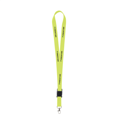 KEYCORD 2 CM LANYARD in Neon Fluorescent Fluorescent Yellow