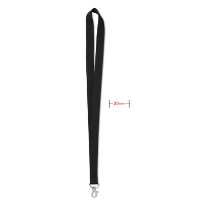 LANYARD 20 MM in Black