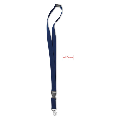 LANYARD HOOK AND BUCKLE 20 MM in Blue