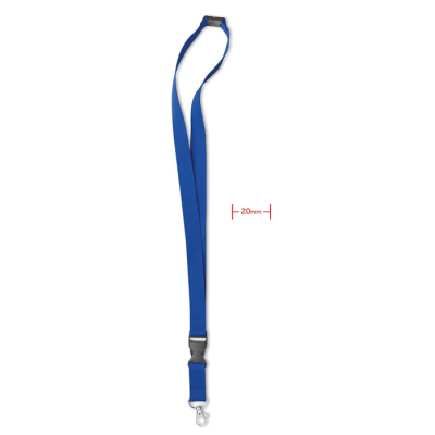 LANYARD HOOK AND BUCKLE 20 MM in Blue