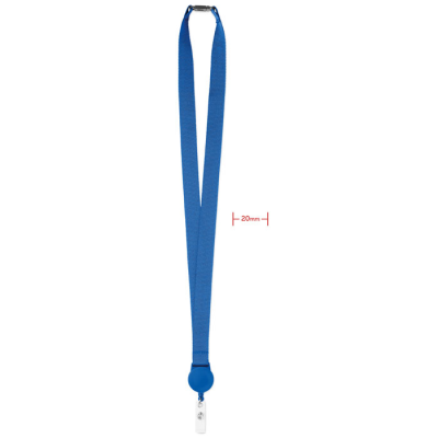 LANYARD RETRACTABLE CLIP in Blue