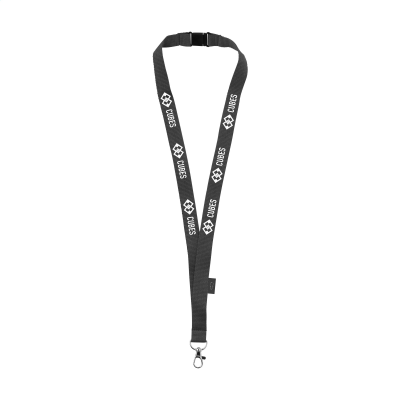 LANYARD SAFETY RPET 2 CM in Black