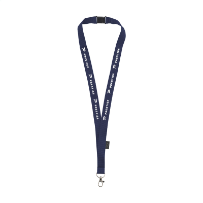 LANYARD SAFETY RPET 2 CM in Navy