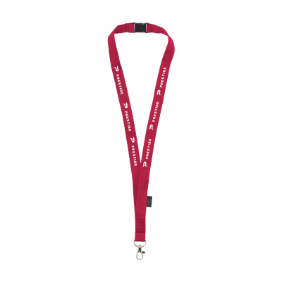 LANYARD SAFETY RPET 2 CM in Red