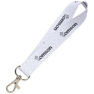 MINI SUBLIMATION LANYARD in White