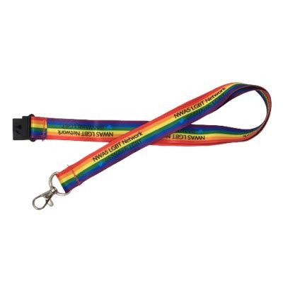 RAINBOW DYE SUBLIMATED LANYARD