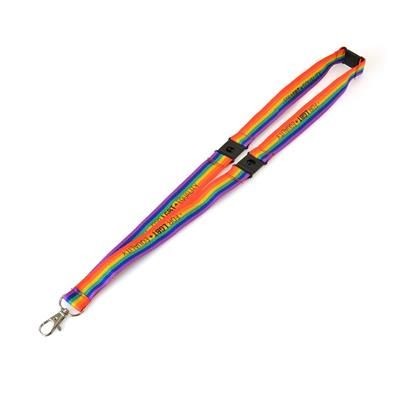 RAINBOW POLYESTER LANYARD