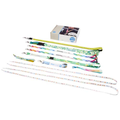 SUBLIMATION LANYARDS SAMPLE BOX in White