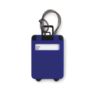 LUGGAGE TAGS PLASTIC in Blue