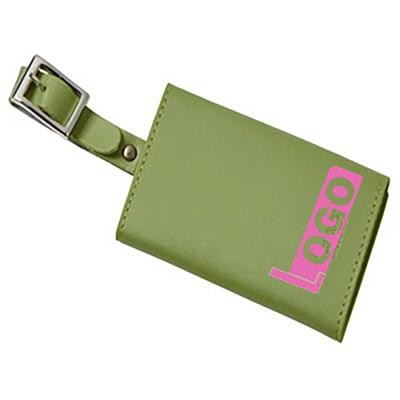 SNAP WRAP LEATHER LUGGAGE TAG