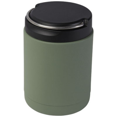 DOVERON 500 ML RECYCLED STAINLESS STEEL METAL THERMAL INSULATED LUNCH POT in Heather Green