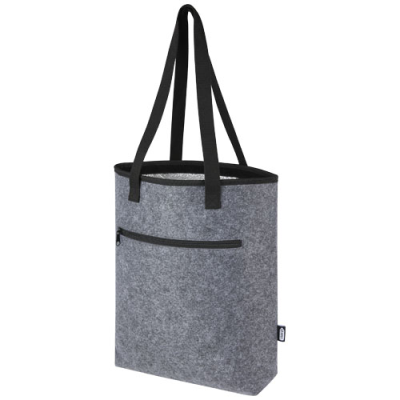 FELTA GRS RECYCLED FELT COOLER TOTE BAG 12L in Medium Grey