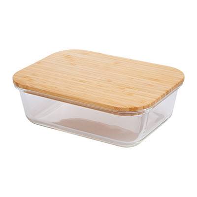 FRESHFUSION RE98 GLASS LUNCH BOX with Bamboo Lid