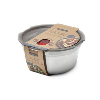 MICROWAVE SAFE STEEL FOOD BOWL LARGE 950ML