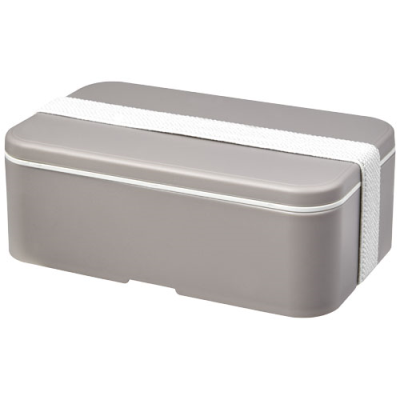 MIYO RENEW SINGLE LAYER LUNCH BOX in Pebble Grey & White