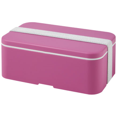 MIYO SINGLE LAYER LUNCH BOX in Magenta & White