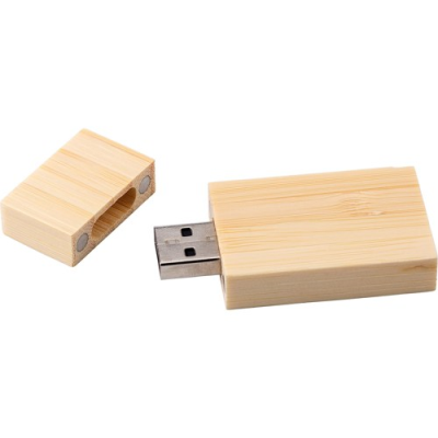 BAMBOO USB DRIVE in Beige