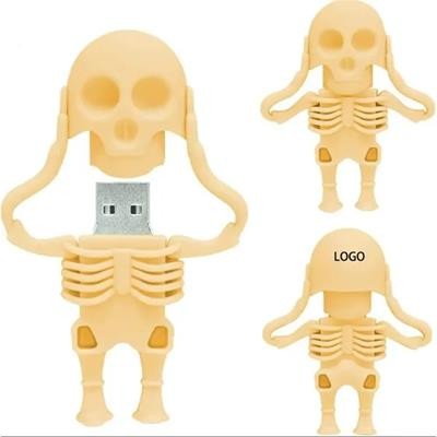 CARTOON SKELETON SHAPE MEMORY STICK